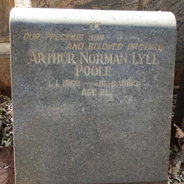 POOLE Arthur Norman Lyle 1962-1983