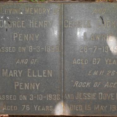 PENNY George Henry -1898 :: PENNY Mary Ellen -1936