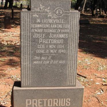 PRETORIUS Josef Johannes 1884-1940