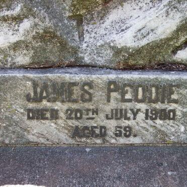 PEDDIE James -1900