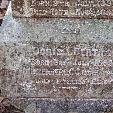 QUINN Doris Bertha 1899-1899