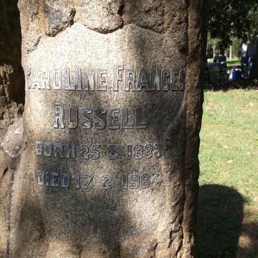 RUSSELL G. -1918 :: RUSSELL Caroline Frances 1883-196? :: RUSSELL Farquhar -1900 _2