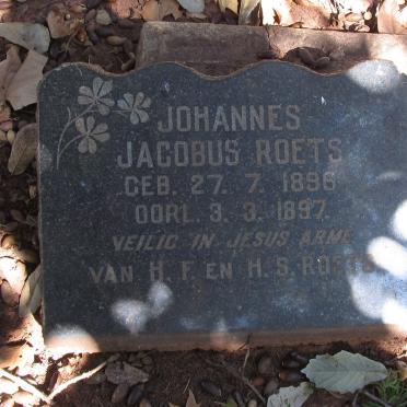 ROETS Johannes Jacobus 1896-1897