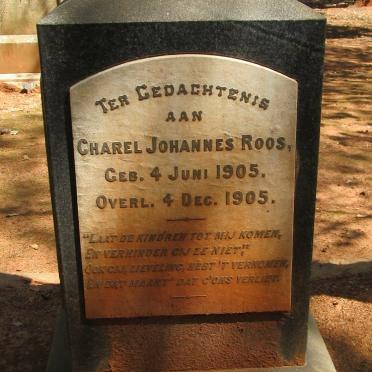 ROOS Charel Johannes 1905-1905