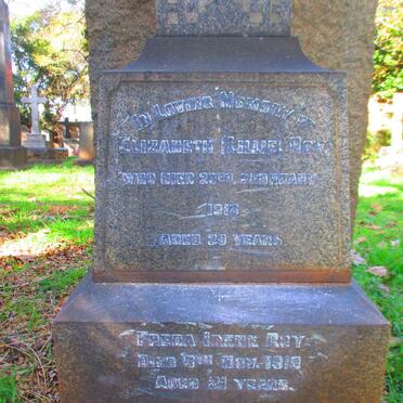 ROY Elizabeth -1913 :: ROY Freda Irene -1918