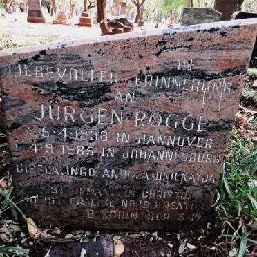 ROGGE Jurgen 1938-1985