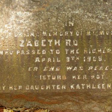 ROSEBURG Elizabeth -1908