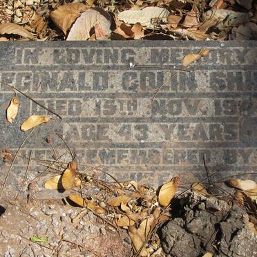 SHIRLEY Reginald Colin -1940