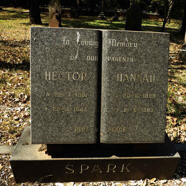 SPARK Hector 1901-1945 &amp; Hannah 1899-1983