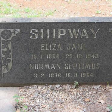 SHIPWAY Norman Septimus 1876-1964 &amp; Eliza Jane 1886-1943