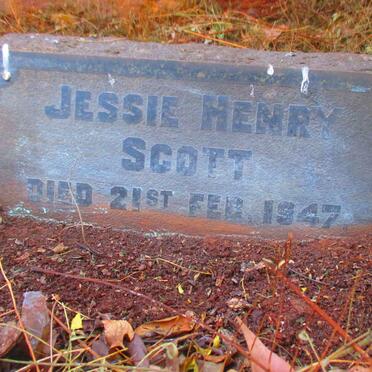 SCOTT Jessie Henry  -1947