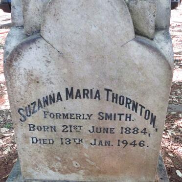 THORNTON Suzanna Maria formerly SMITH 1884-1946