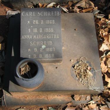 SCHREIB Carl 1869-1955 &amp; Anna Margarethe 1867-1958