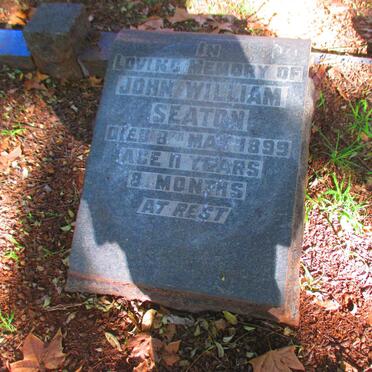 SEATON John William -1899