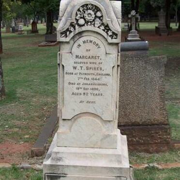 SPIRES Margaret 1844-1896