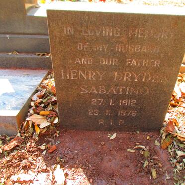 SABATINO Henry Dryden 1912-1976