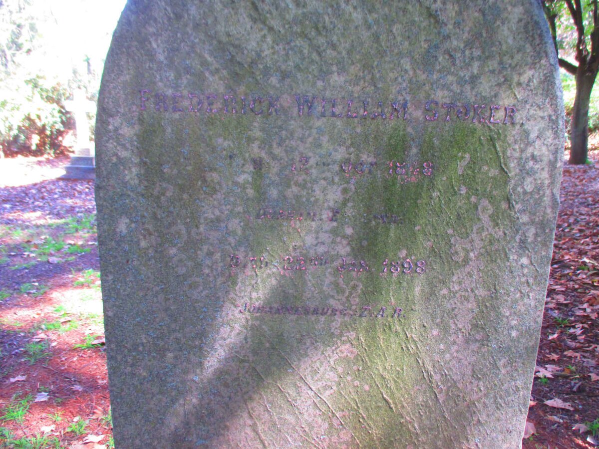 STOKER Frederick William 1848-1898