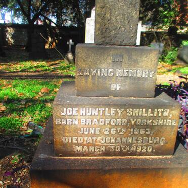 SHILLITO Joe Huntley 1863-1920