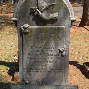 TEMPLAR Maria Elizabeth -1910