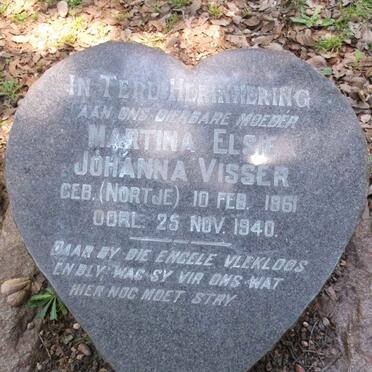 VISSER Martina Elsie Johanna nee NORTJE 1861-1940