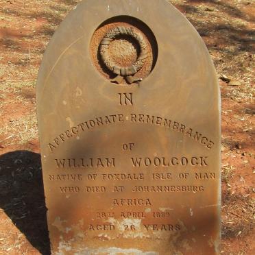 WOOLCOCK William -1889