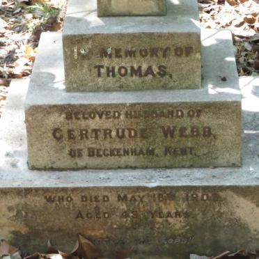 WEBB Thomas -1905