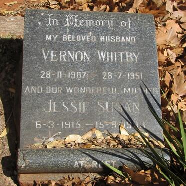 WHITBY Vernon 1907-1951 &amp; Jessie Susan 1915-1993