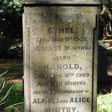 WHITBY Ethel -1907 :: WHITBY Harold -1909