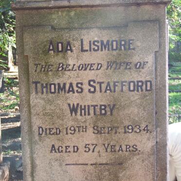 WHITBY Ada Lismore -1934