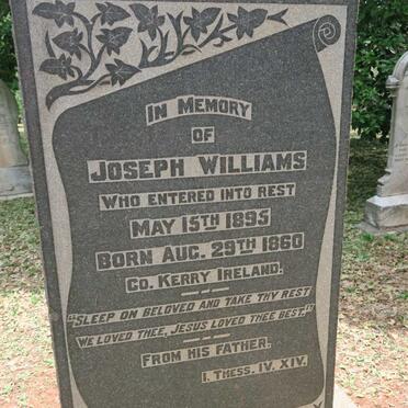 WILLIAMS Joseph 1860-1895