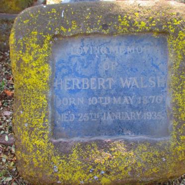 WALSH Herbert 1870-1935
