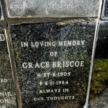 BRISCOE Grace 1905-1984