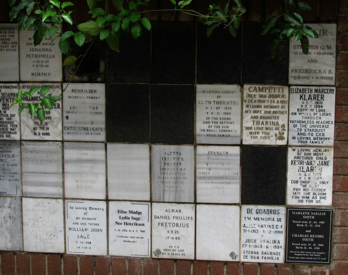 103 Memorial wall 