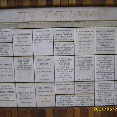 008 Memorial wall