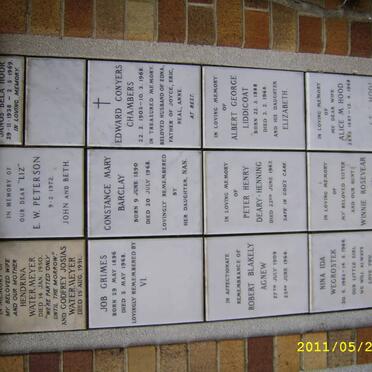 009 Memorial wall