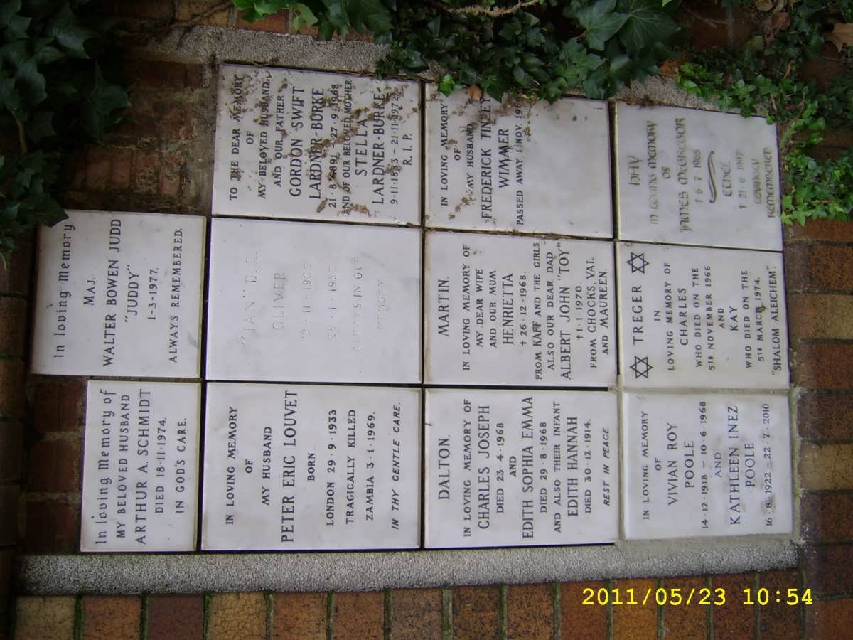 012 Memorial wall