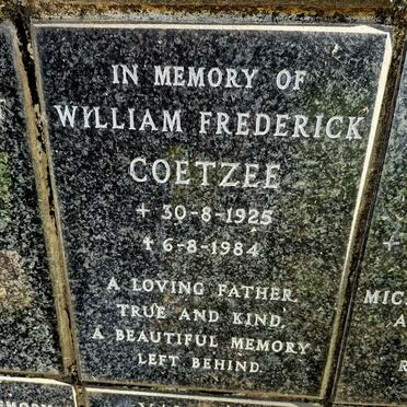 COETZEE William Frederick 1925-1984