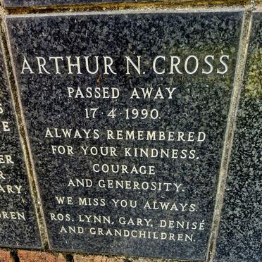 CROSS Arthur N. -1990