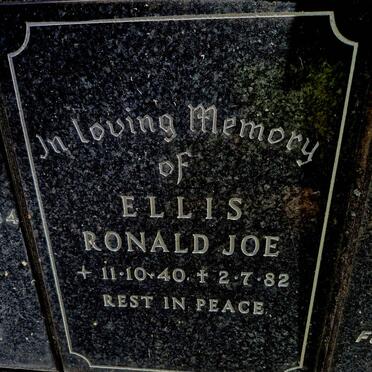 ELLIS Ronald Joe 1940-1982