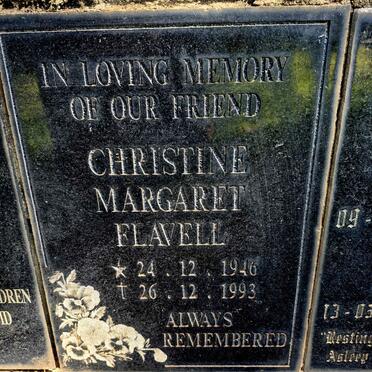FLAVELL Christine Margaret 1946-1993