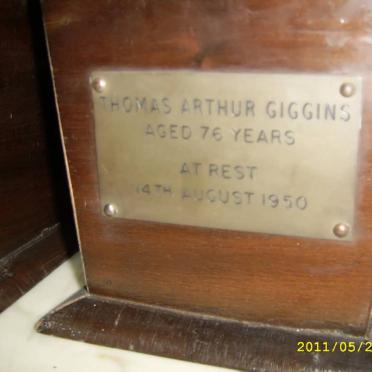 GIGGINS Thomas Arthur -1950