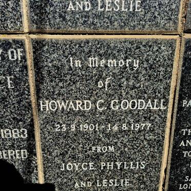 GOODALL Howard C. 1901-1977
