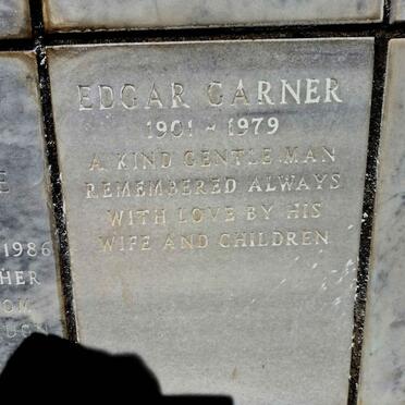 GARNER Edgar 1901-1979