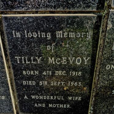 MCEVOY Tilly 1918-1983