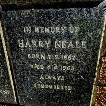 NEALE Harry 1887-1965