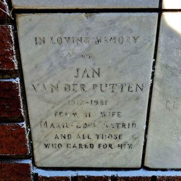 PUTTEN Jan, van der 1912-1981
