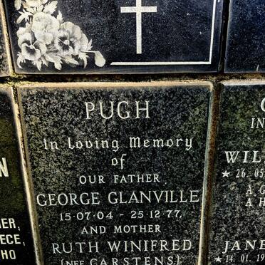 PUGH George Glanville 1904-1977 & Ruth Winifred CARSTENS 1906-1992