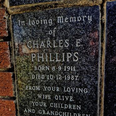 PHILLIPS Charles E. 1911-1987