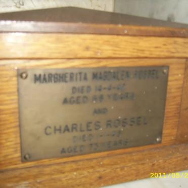 ROSSELL Charles -1945 &amp; Margherita Magdalen -1942
