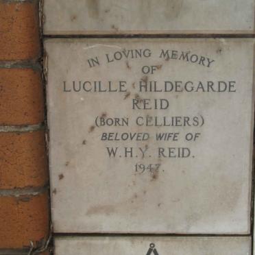 REID Lucille Hildegarde nee CELLIERS -1947
